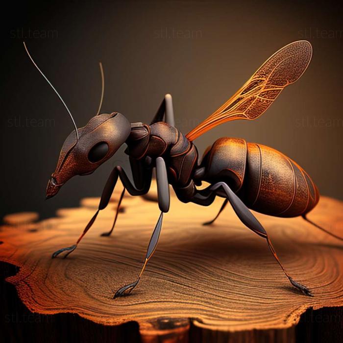 3D model Camponotus aegyptiacus (STL)